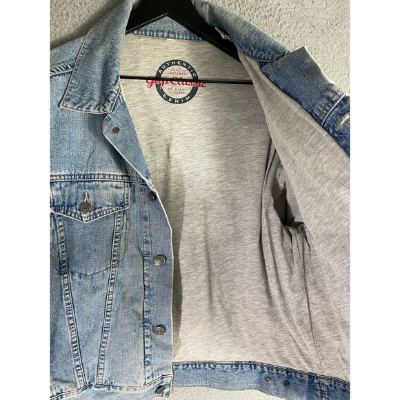 Vintage Gap Denim Jacket Women’s M Light Wash Hong Kong 90s Y2K Classic Fit - Picture 9 of 14